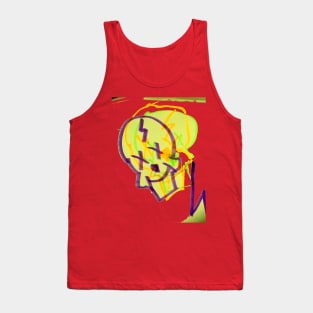 Mad Scientist Skull Tank Top